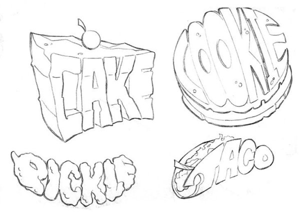 Слово в виде рисунка