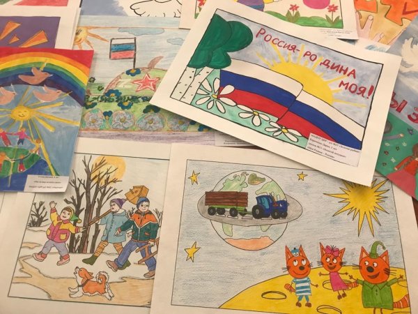 Рисунок в поддержку Российской армии