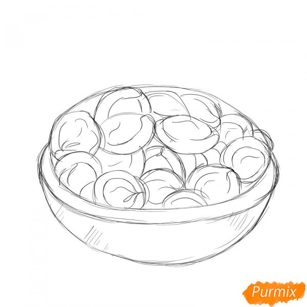 Пельмени нарисованные