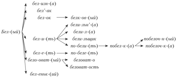 Словообразовательная цепочка