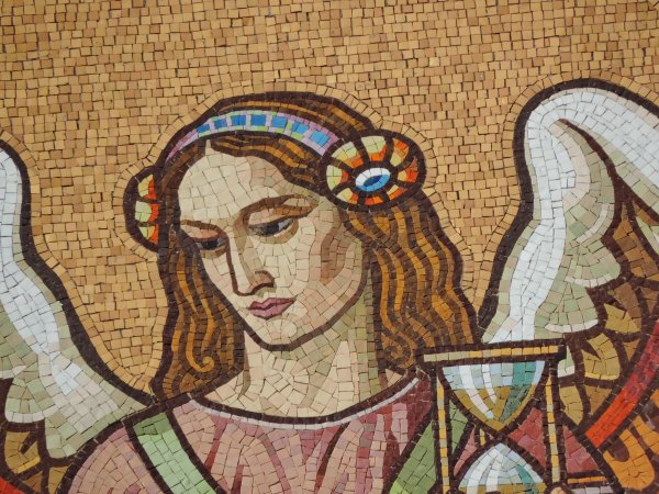 Ангел мозаика Византия