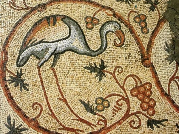 Лев мозаика Византия