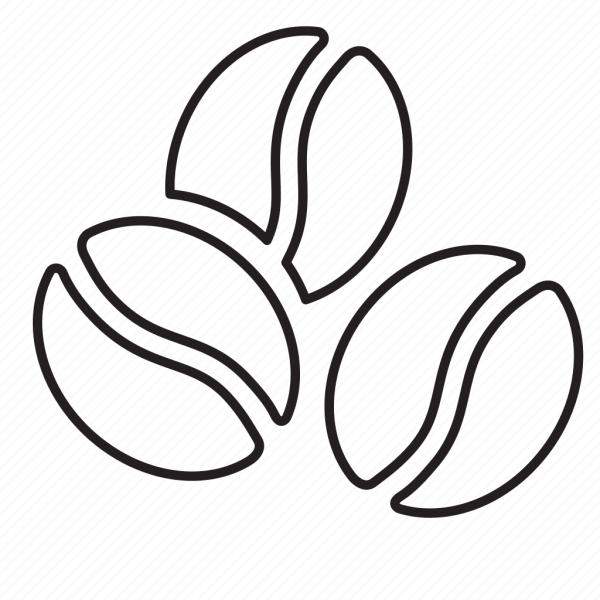 Значок кофейного зерна