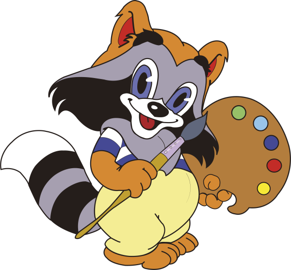 Герои мультфильма крошка енот