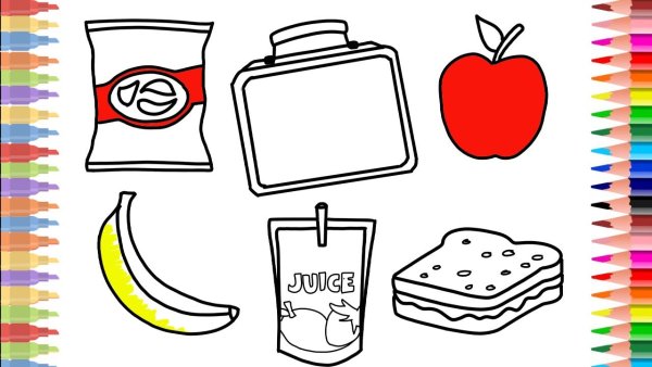 Контейнер для ланча иллюстрация