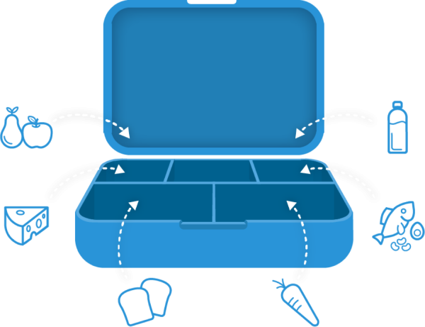 Ланч бокс раскраска для детей
