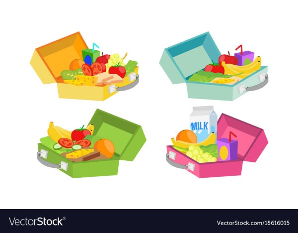 Нарисовать контейнер для еды