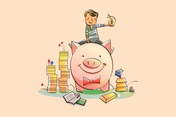 Арт банка с деньгами