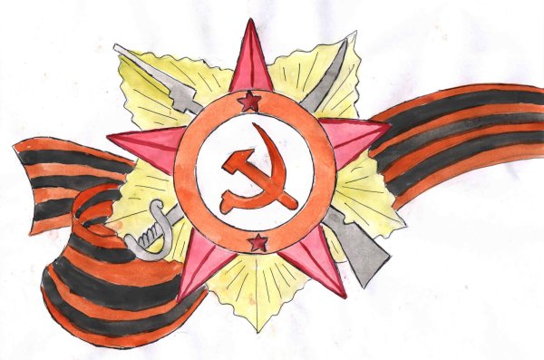 Рисунок на 9 мая