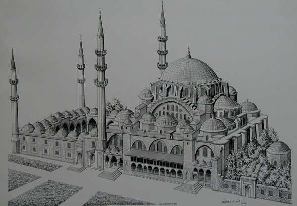 Мечеть раскраска