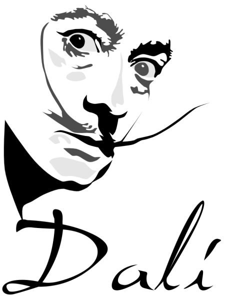 Сальвадор дали портрет Графика
