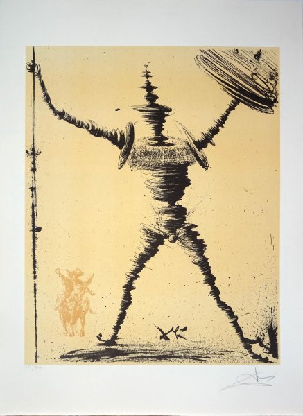 Дон Кихот картина дали