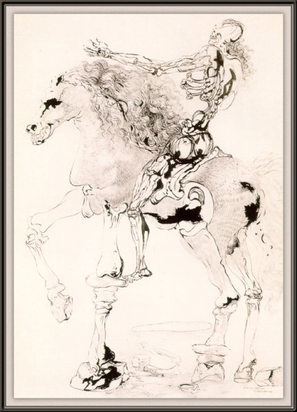 Сальвадор дали картины чб