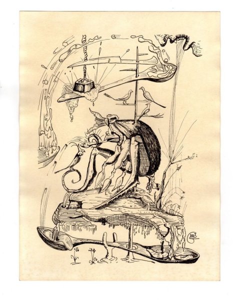 Сальвадор дали зарисовки