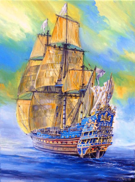 Солей рояль линейный корабль, 1669