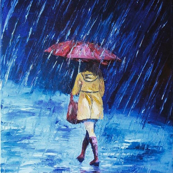 Дождь рисунок