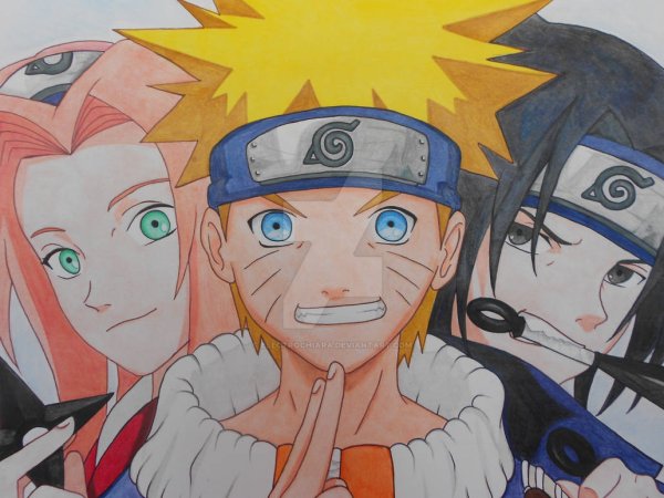 Наруто красками