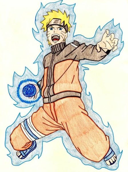 Рисование Наруто легко