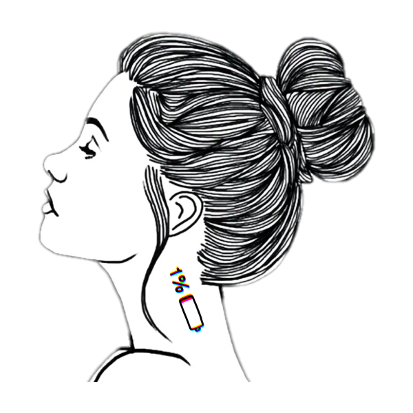 Нарисовать профиль девушки