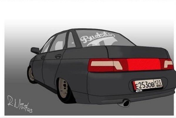 Лада 2110 рисунок