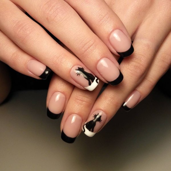 Черный френч