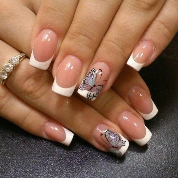 Красивый белый френч