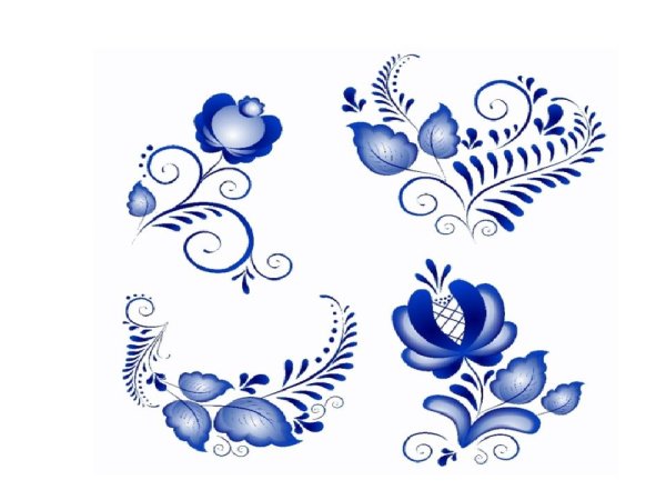 Искусство Гжели. Гжельские мотивы.