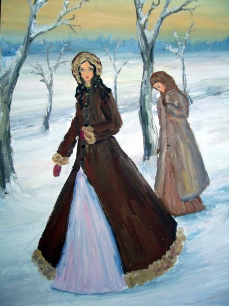 Метель Пушкин иллюстрации