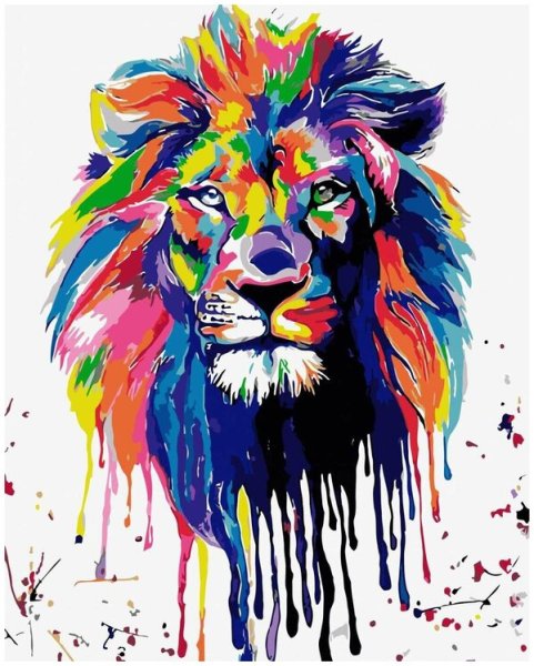 Разноцветный Лев