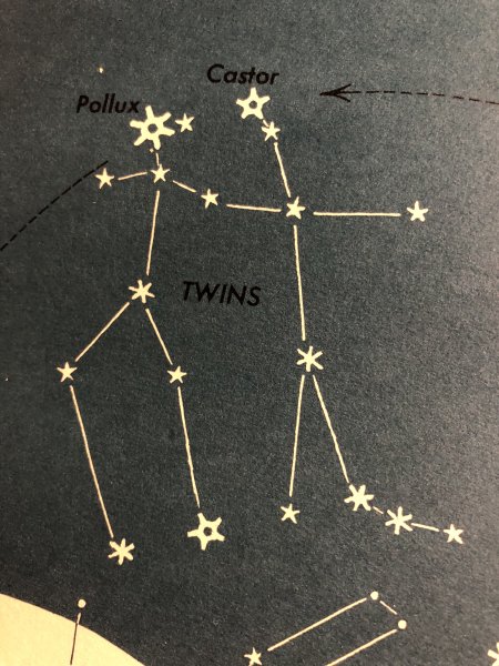 Созвездия (Близнецы, рыбы, Северная корона, большой пёс)