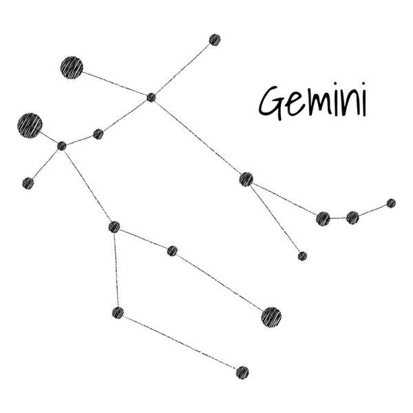 Созвездие близнецов схема