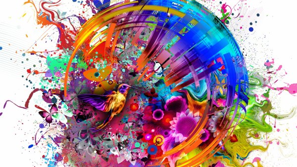 Брызги краски