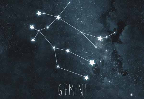 Созвездие Близнецы схема по точкам