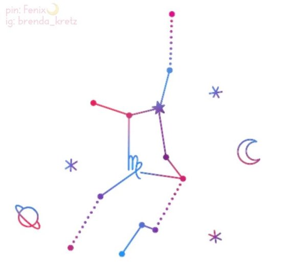 Созвездие Близнецы тату