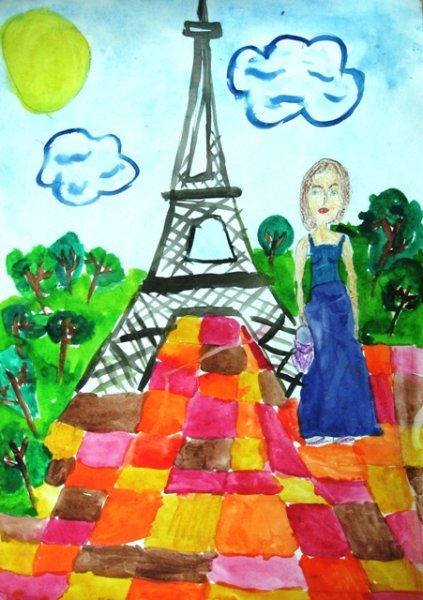 Рисунки детские на тему Мамина мечта