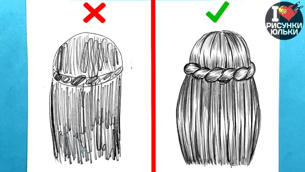 Рисунки Юльки девушки