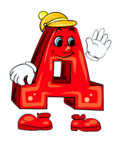 Веселые буквы алфавита