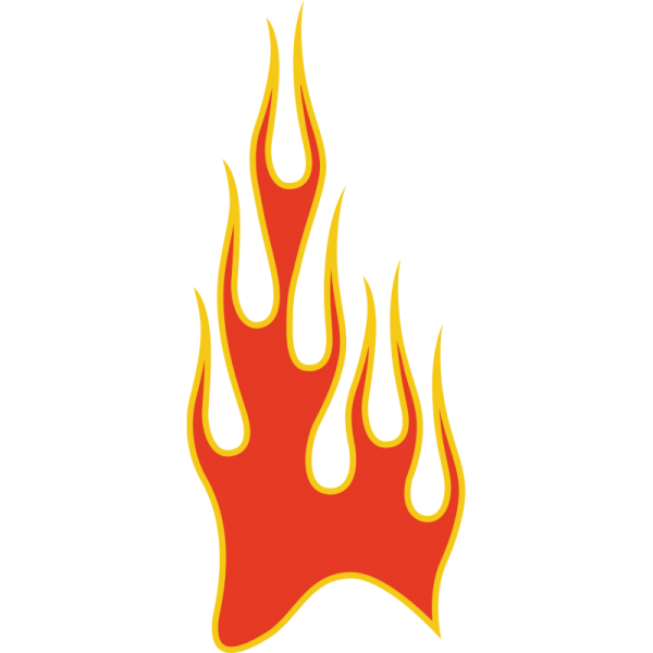 Огонь мультяшный