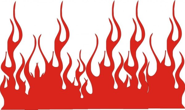 Огонь черно белый