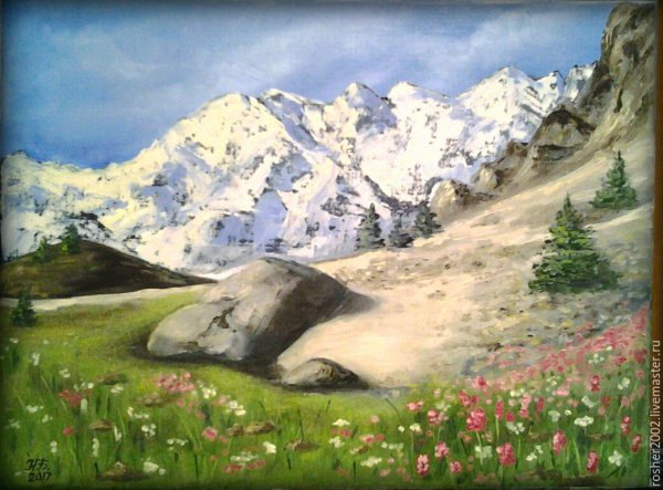 Пейзаж горы Шилов Кавказ