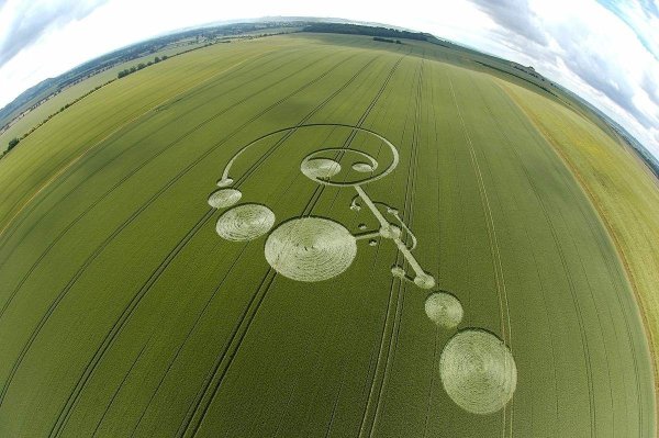 Штат Небраска круги на полях