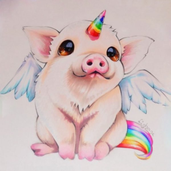 Эмми и Свинка Единорог