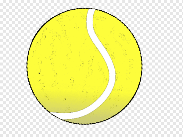 Теннисный мяч мультяшный