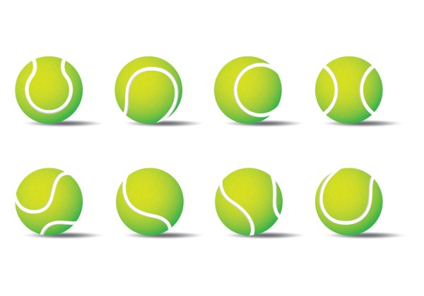 Теннисный мяч пиктограмма