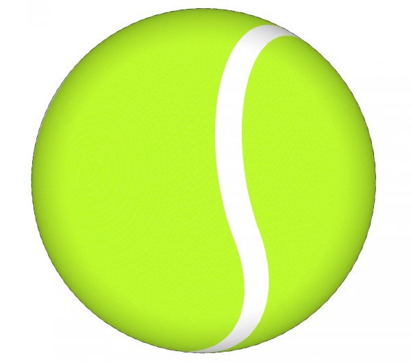 Теннисный мяч нарисованный