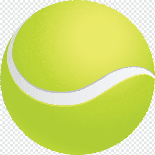 Теннис вектор мячик