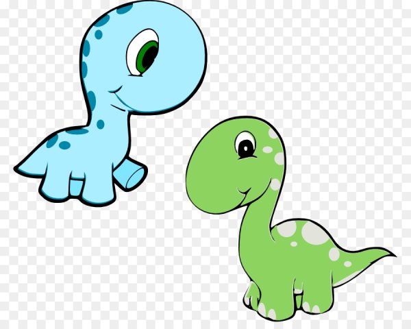 Мультяшный Динозаврик