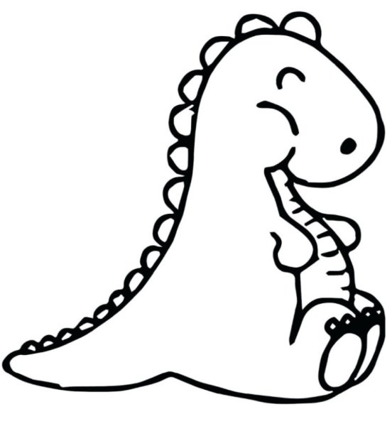 Раскраска "Динозаврики"