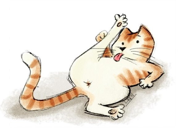 Мяукает рисунок