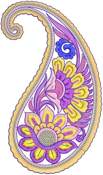 Восточный узор пейсли